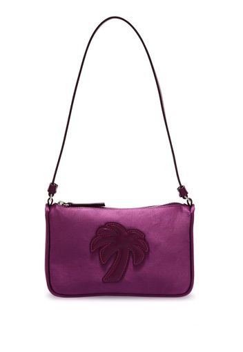 Palm Angels Borsa a spalla con stampa Palm - Viola