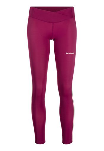 Palm Angels Leggings con stampa - Viola