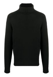 logo turtleneck jumper