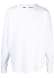 Palm Angels Doubled Logo long-sleeve T-shirt - Bianco