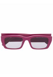 Palm Angels rectangle-frame Palm sunglasses - Viola