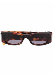 Palm Angels rectangle-frame Angel sunglasses - Marrone