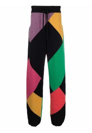 Palm Angels Pantaloni sportivi con design color-block PALM ANGELS x Missoni Sport - Nero