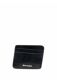 Palm Angels HOLOGRAPHIC CARD HOLDER BLACK WHITE - Nero