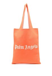 Palm Angels logo print shopper - Arancione