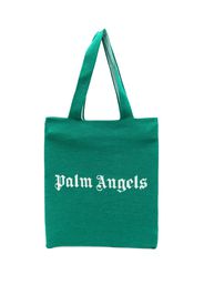 Palm Angels logo-print tote bag - Verde