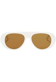 Palm Angels Sierra round-frame sunglasses - Bianco