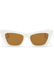 Palm Angels Laguna cat-eye frame sunglasses - Bianco