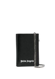 Palm Angels PORTACARTE CAVIAR CON CATENA - Nero