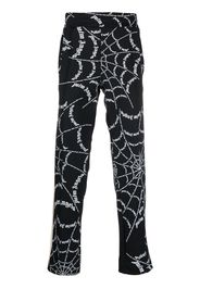 Palm Angels SPIDER WEB CLASSIC TRACK PANT - Nero