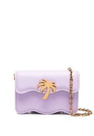 Palm Angels logo-plaque belt bag - Viola