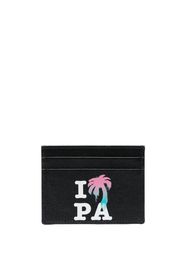 Palm Angels I LOVE PA CARD HOLDER - Nero