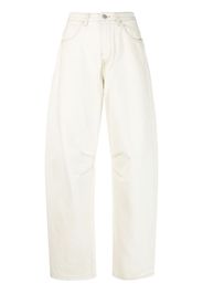 Palm Angels tapered high-waisted jeans - Toni neutri