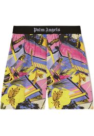 Palm Angels Miami floral-print deck shorts - Rosa