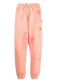 Palm Angels PXP paint-splatter track pants - Arancione