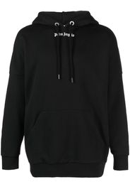 Palm Angels logo-print hoodie - Nero