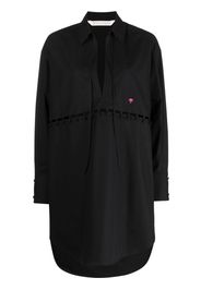 Palm Angels cut-out shirt dress - Nero