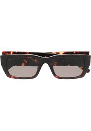 Palm Angels tortoiseshell-effect square-frame sunglasses - Marrone