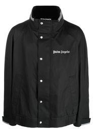 Palm Angels logo-print button-fastening jacket - Nero