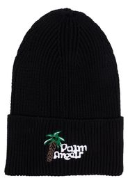 Palm Angels Sketchy embroidered-logo beanie - Nero