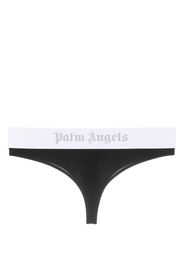 Palm Angels Tanga con banda logo - Nero