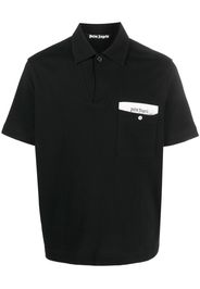 Palm Angels Sartorial Tape cotton polo shirt - Nero