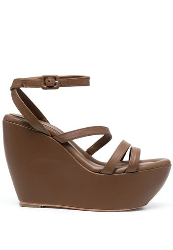Paloma Barceló almond-toe sandals - Marrone