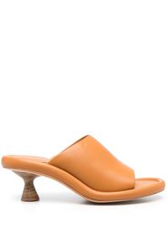 Paloma Barceló open-toe leather mules - Marrone