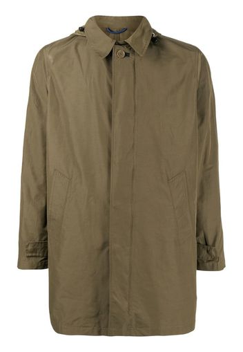 Paltò long-sleeve single-breasted coat - Marrone