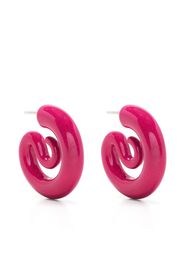 Panconesi Serpent hoop earrings - Rosa