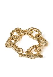 Paola Sighinolfi jumbo hammered Classico bastille link bracelet - Oro