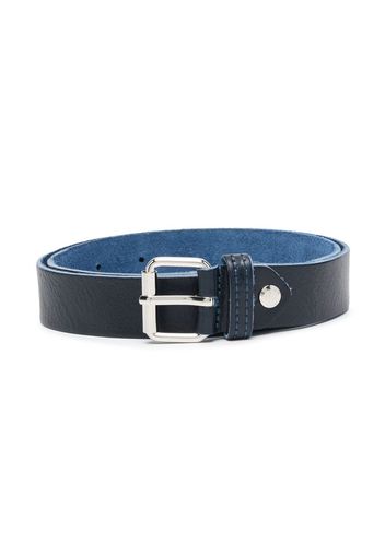 Paolo Pecora Kids metallic-buckle belt - Blu