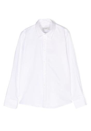 Paolo Pecora Kids long-sleeve button-up shirt - Bianco
