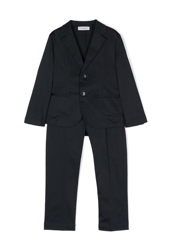 Paolo Pecora Kids single-breasted two-piece suit - Blu