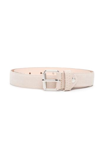 Paolo Pecora Kids metallic-buckle belt - Toni neutri