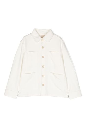 Paolo Pecora Kids long-sleeve buttoned shirt - Bianco