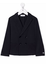 Paolo Pecora Kids double-breasted tailored blazer - Blu