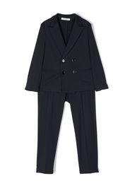 Paolo Pecora Kids two-piece double-breasted suit - Blu