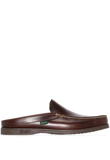 Paraboot round toe slippers - Marrone