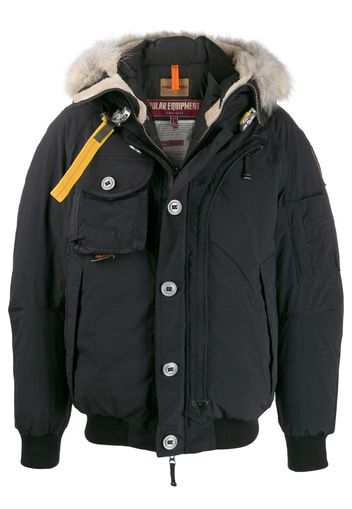 padded hooded jacket