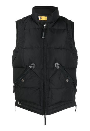 Parajumpers Gilet imbottito con applicazione logo - Nero