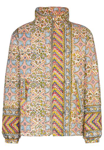 Iranian print quilted jacket