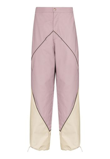 diamond wide leg trousers