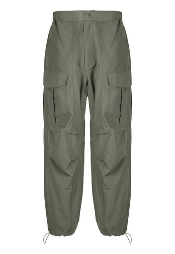 recycled panel cargo trousers