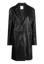 Paris Georgia faux-leather jacket - Nero