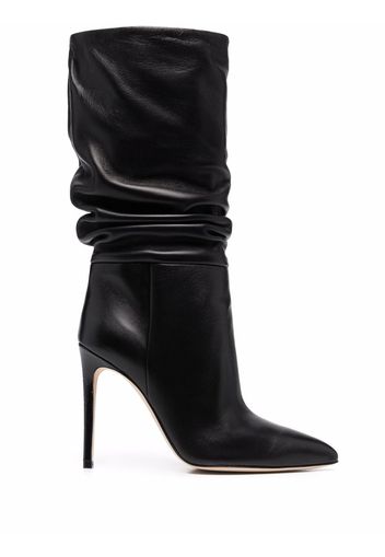 Paris Texas slouchy leather boots - Nero
