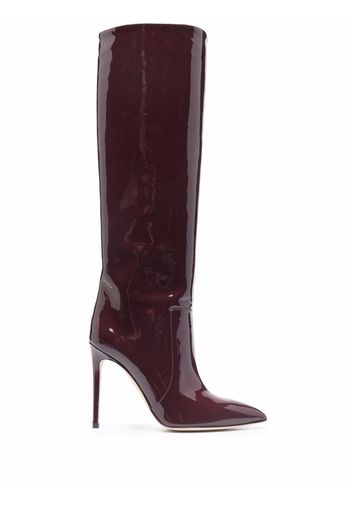 Paris Texas patent knee-high boots - Rosso