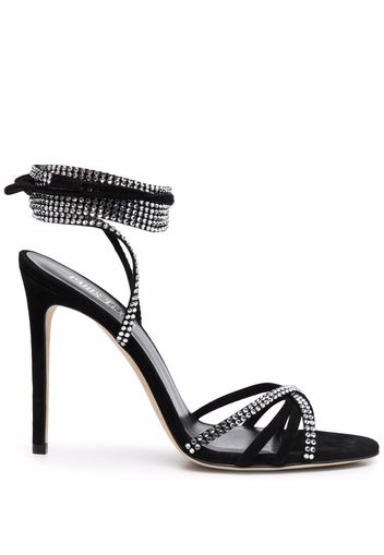 Paris Texas Holly Nicole crystal-embellished sandals - Nero