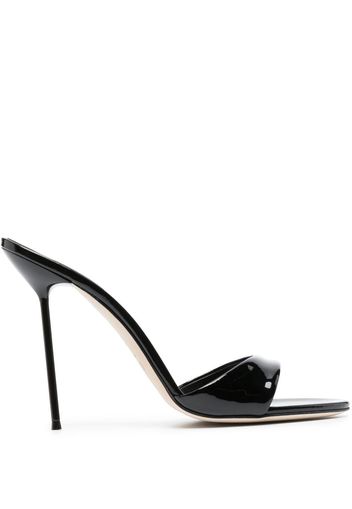 Paris Texas Lidia 105mm patent-leather mules - Nero