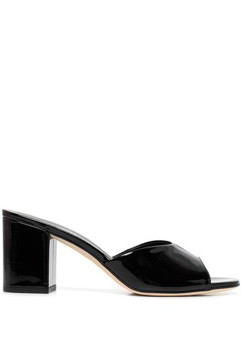 Paris Texas Mules Anja in pelle - Nero